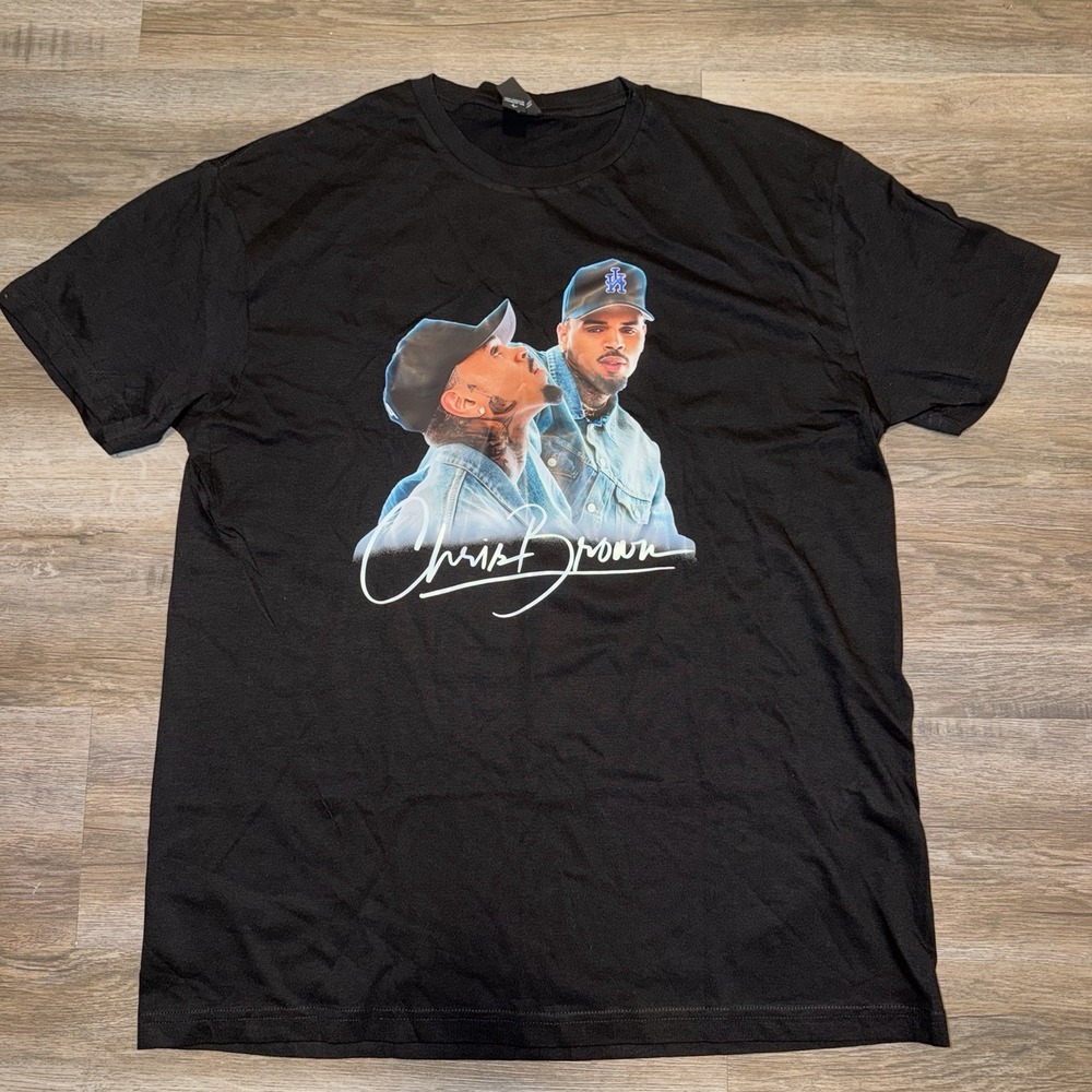 Chris Brown Tour Shirt 2025 Chris Brown Tour Breezy Bowl Shirt Large Dra